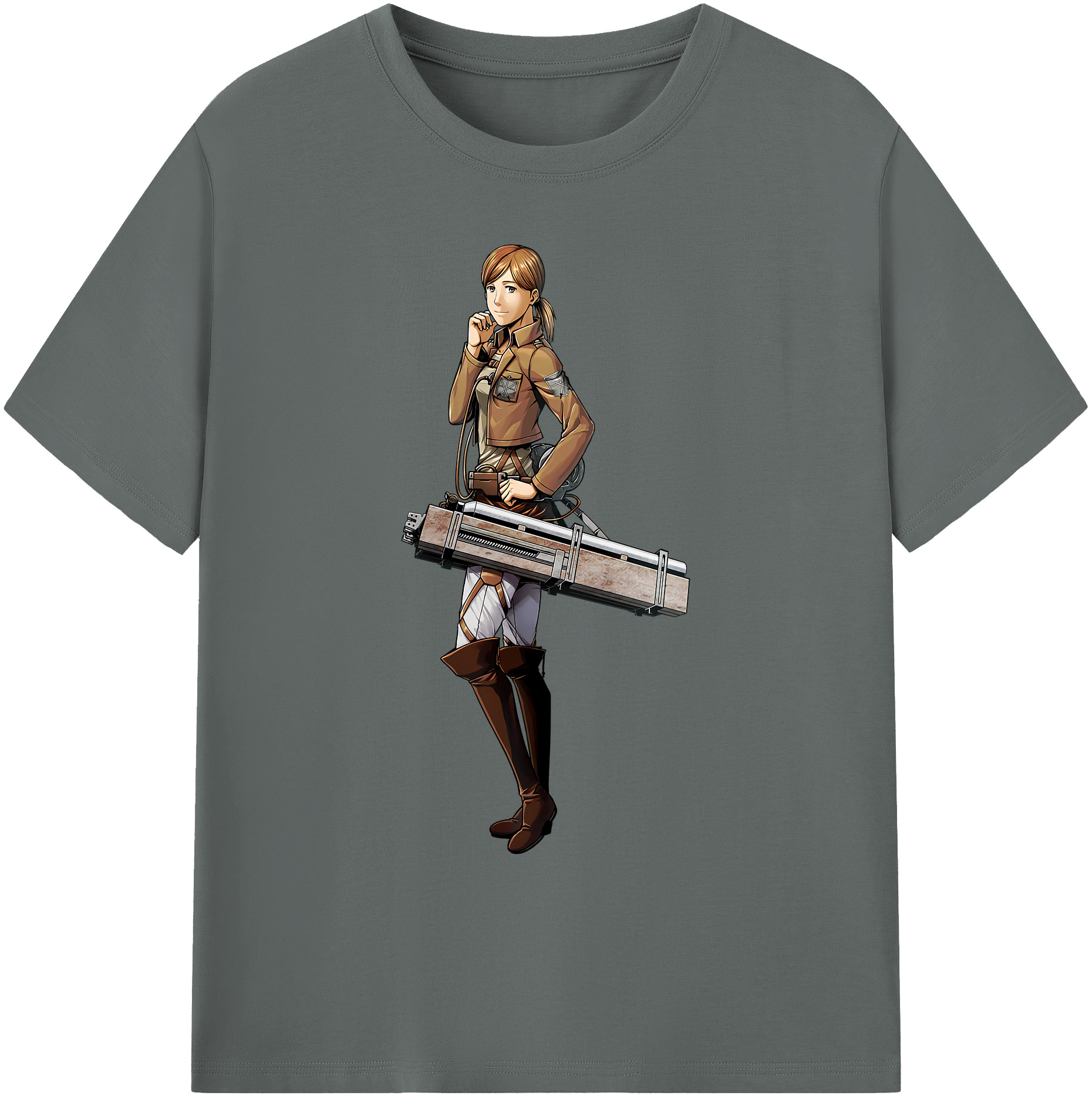 （画像用） 進撃の巨人 Attack on Titan 綿100％ メンズ半袖Tシャツ｜肌触りやわらか＆通気性